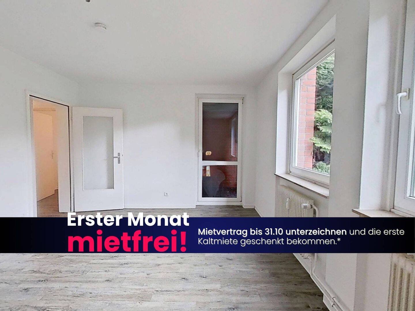 Die Blätter fallen, Ihre Miete auch – 1 NKM ALS EINZUGSGESCHENK: Hübsche 2-Zimmer-Wohnung mit EBK und Balkon, 24768 Rendsburg