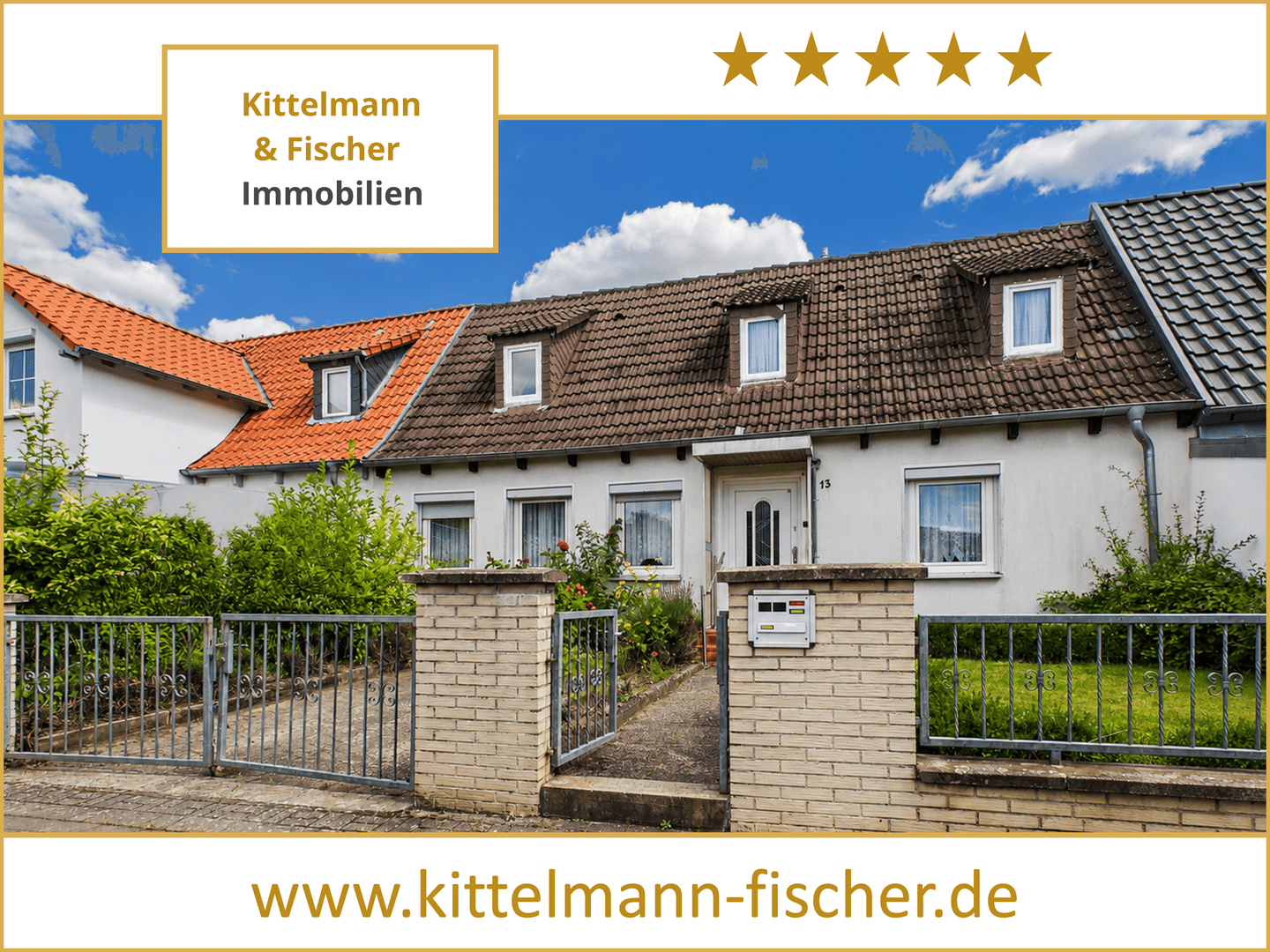 Reihenmittelhaus in Braunschweig-Südstadt – 5 Zimmer, 118 m² Wohnfläche & 367 m² Eigentumsgrundstück, 38126 Braunschweig (Braunschweig Lindenbergsiedlung Mascherode Rautheim Südstadt)