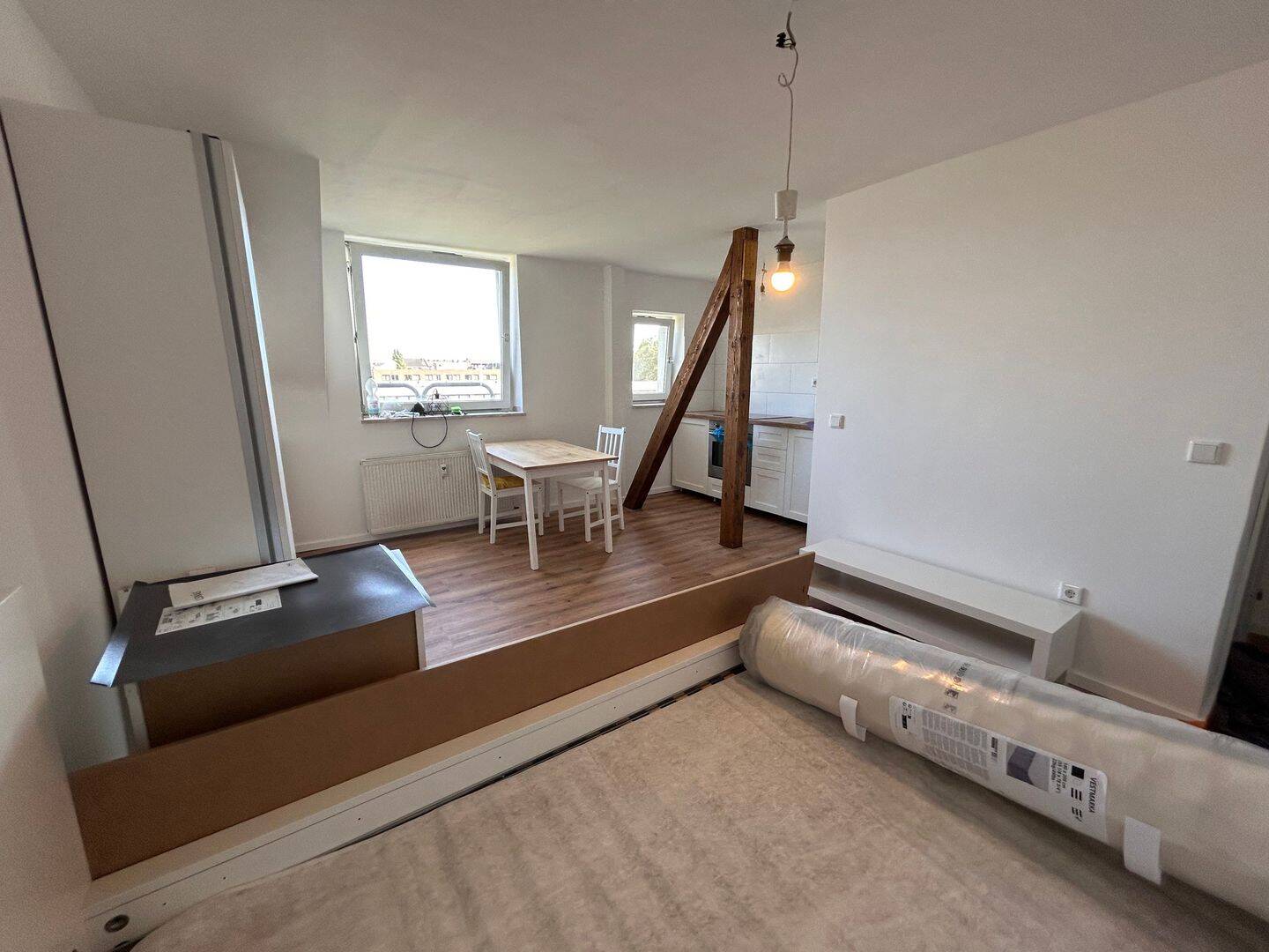 Frisch renoviertes 1-Zimmer-Apartment in Düsseldorf-Bilk (WHG08), 40225 Düsseldorf (Bilk Flehe Oberbilk Wersten)