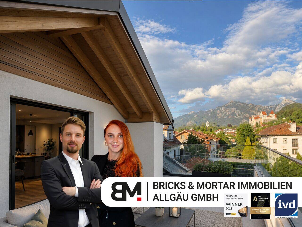 Mit dem Aufzug direkt zum Wohntraum – hochwertige 3-Zimmer-Neubauwohnung in Füssen, 87629 Füssen