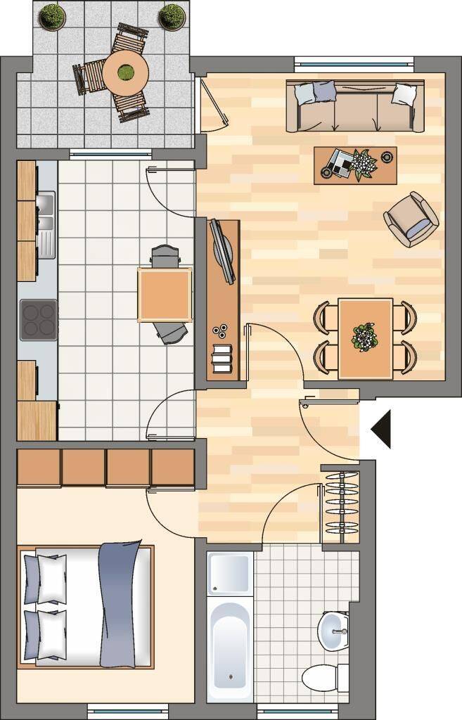 Demnächst frei! 2-Zimmer-Wohnung in Dortmund Aplerbeck