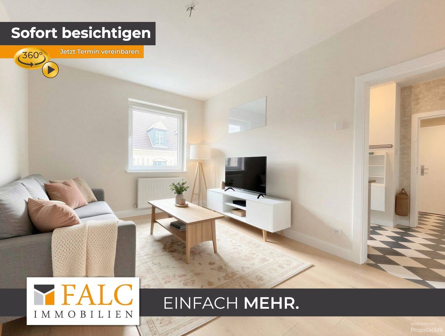 Zwei-Zimmer-Wohnung mit ca. 45 m², separater Küche und Kellerraum in GE-Schalke, 45881 Gelsenkirchen (Schalke Schalke-Nord)