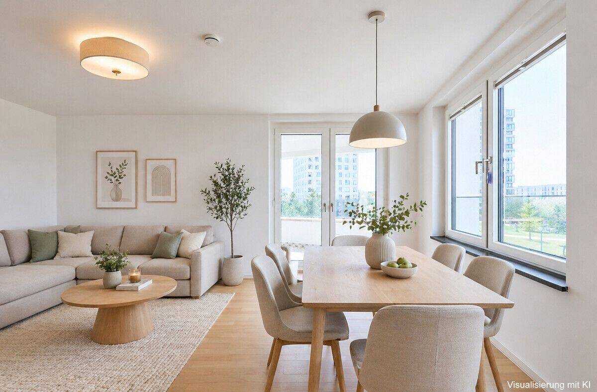Sofort einziehen: Großzügige 4-Zimmer-Wohnung mit zwei Bädern & Loggia, 81379 München (Sendling Sendling-Westpark Thalk. Obersendl.-Forsten-Fürstenr.-Solln)