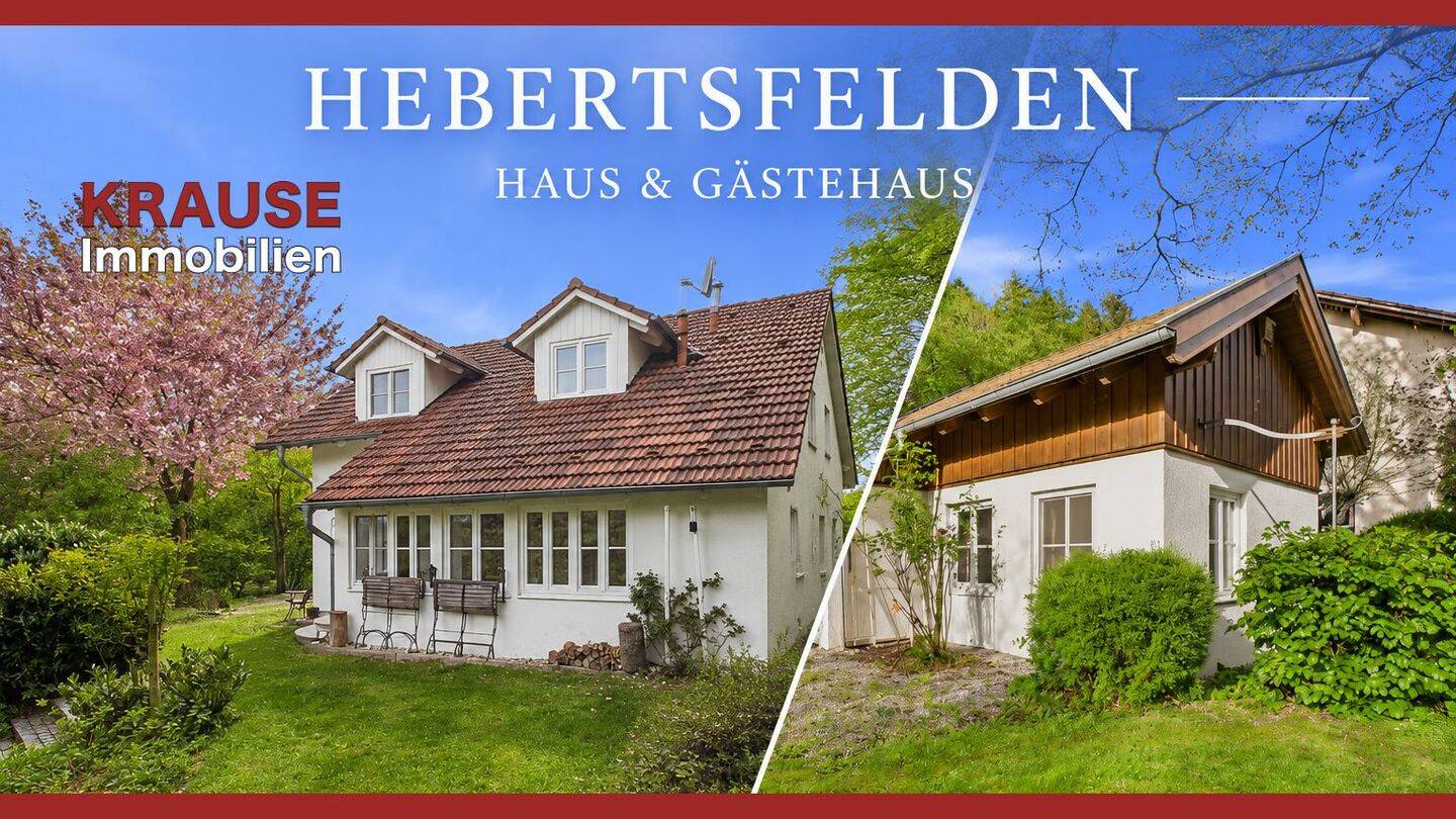 *Wohnhaus mit Gästehaus in traumhaft eingewachsenem Gartenparadies*, 84332 Hebertsfelden