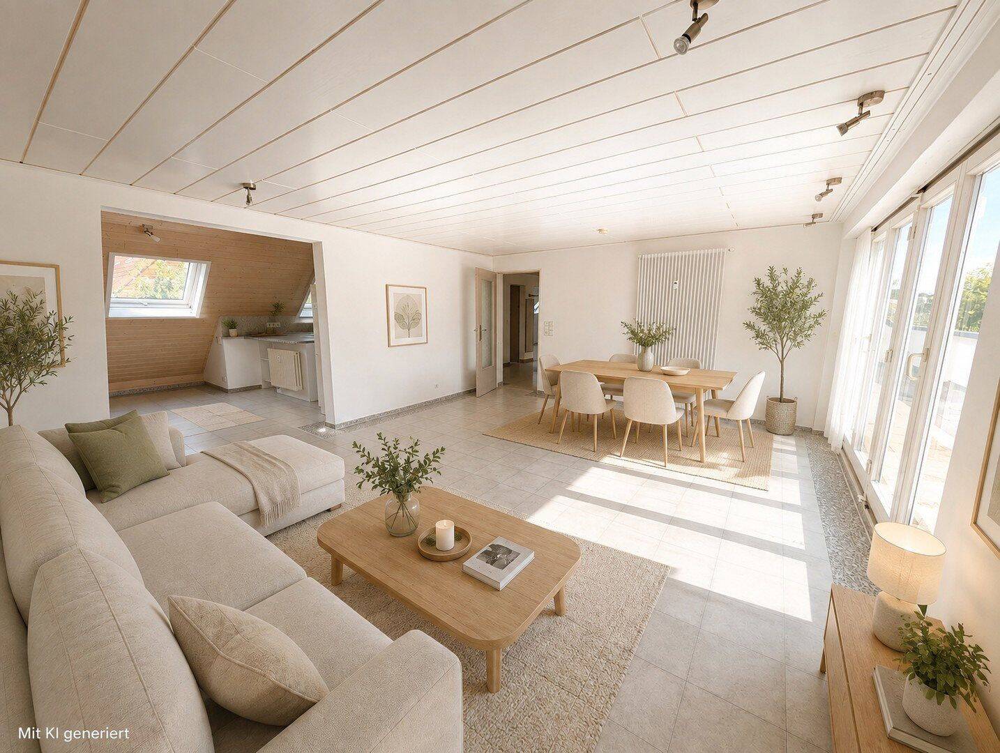 Ohne Provision – Freie 5 Zimmer Wohnung in ruhiger Lage, Garage, Balkon, 88441 Mittelbiberach