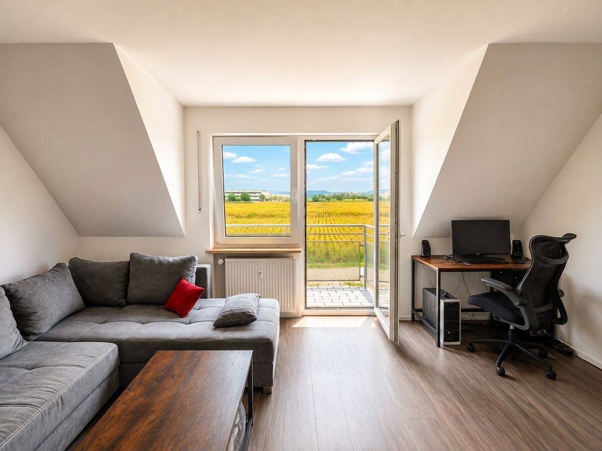 Vermietete 1-Zimmer Wohnung in Betlinshausen, 89257 Illertissen