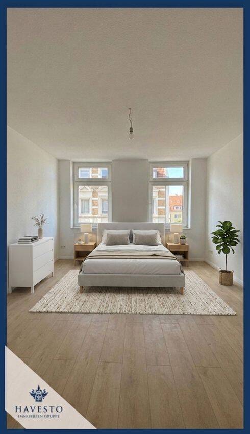 Einziehen & wohlfühlen: Frisch renovierte 3-Zimmer-Wohnung mit Einbauküche und Balkon