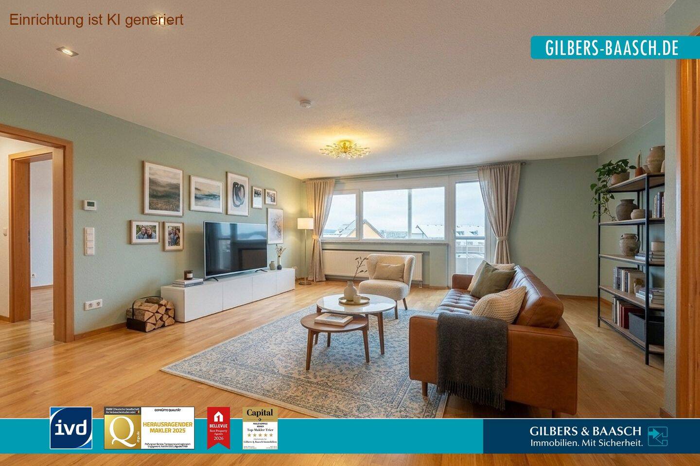 5 ZKB Eigentumswohnung mit Balkon und Außenstellplatz mit top Anbindungen in Trier, Auf der Bausch!, 54293 Trier