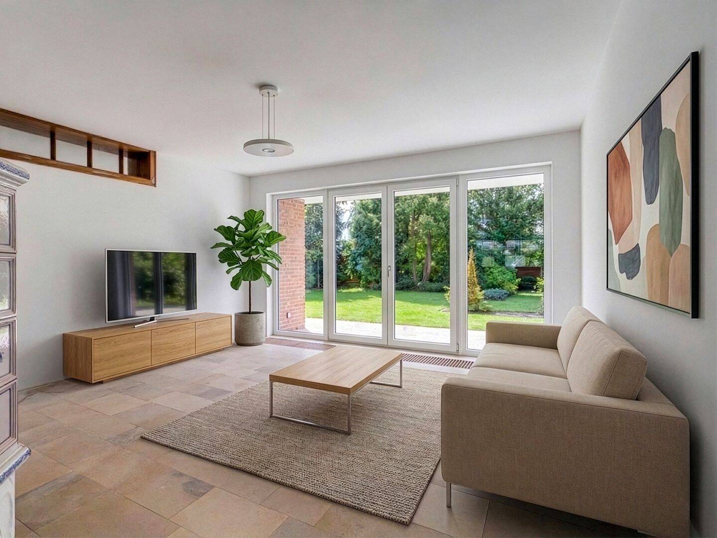 Zwei Kamine, eigener Garten, viel Raum zum Ankommen // Erdgeschosswohnung, 46395 Bocholt