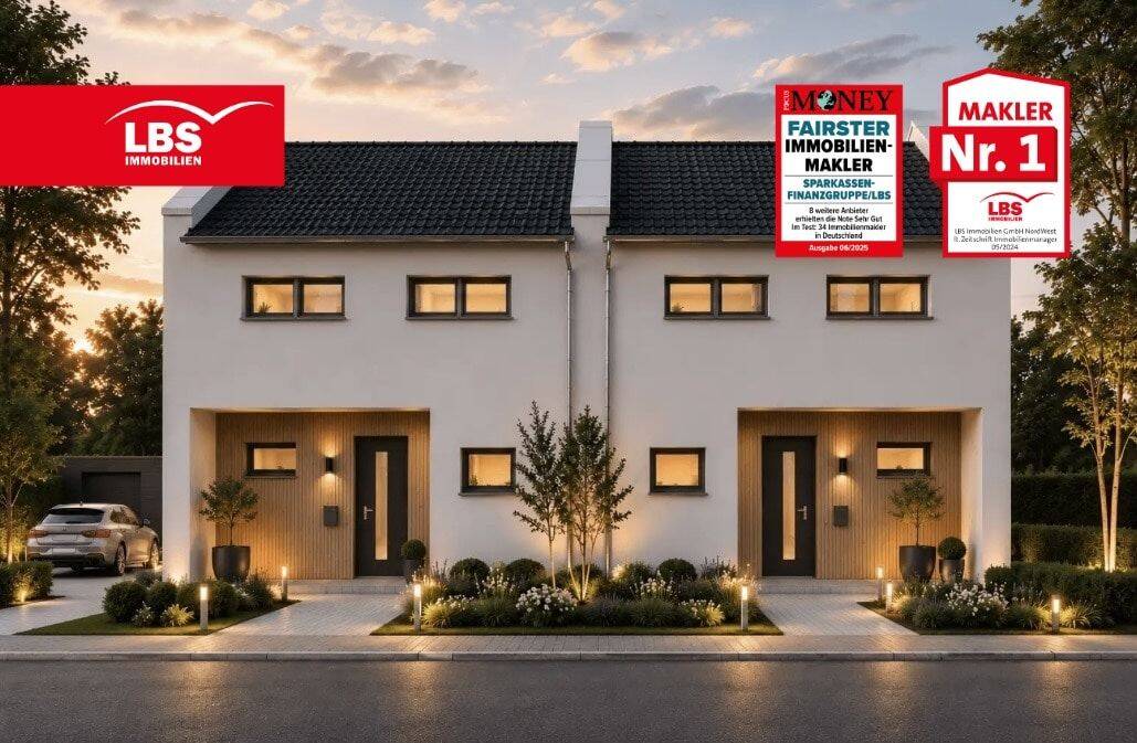 Modern wohnen in Kissenbrück – Neubau-Doppelhaushälfte mit 144 m², 38324 Kissenbrück