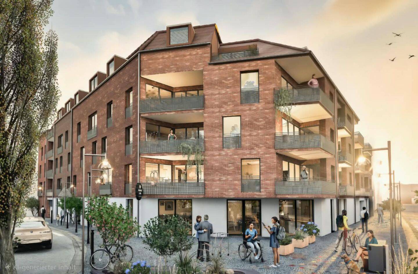 Neubau-Care Living Servicewohnen in Gehrden: 2-Zimmer-Wohnung mit Südbalkon, 2. Etage, barrierefrei, 30989 Gehrden