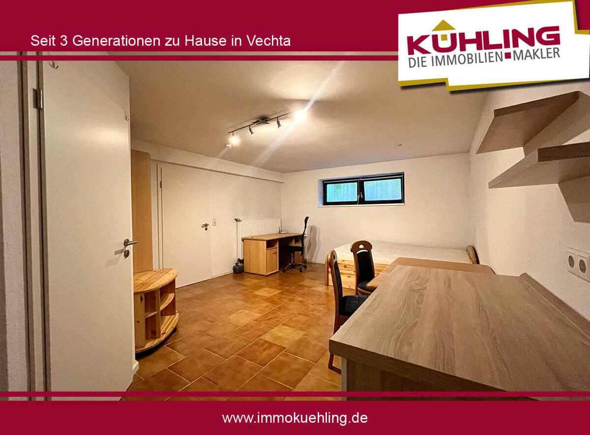 ** 1 Zimmer Souterrainwohnung für Pendler **, 49377 Vechta