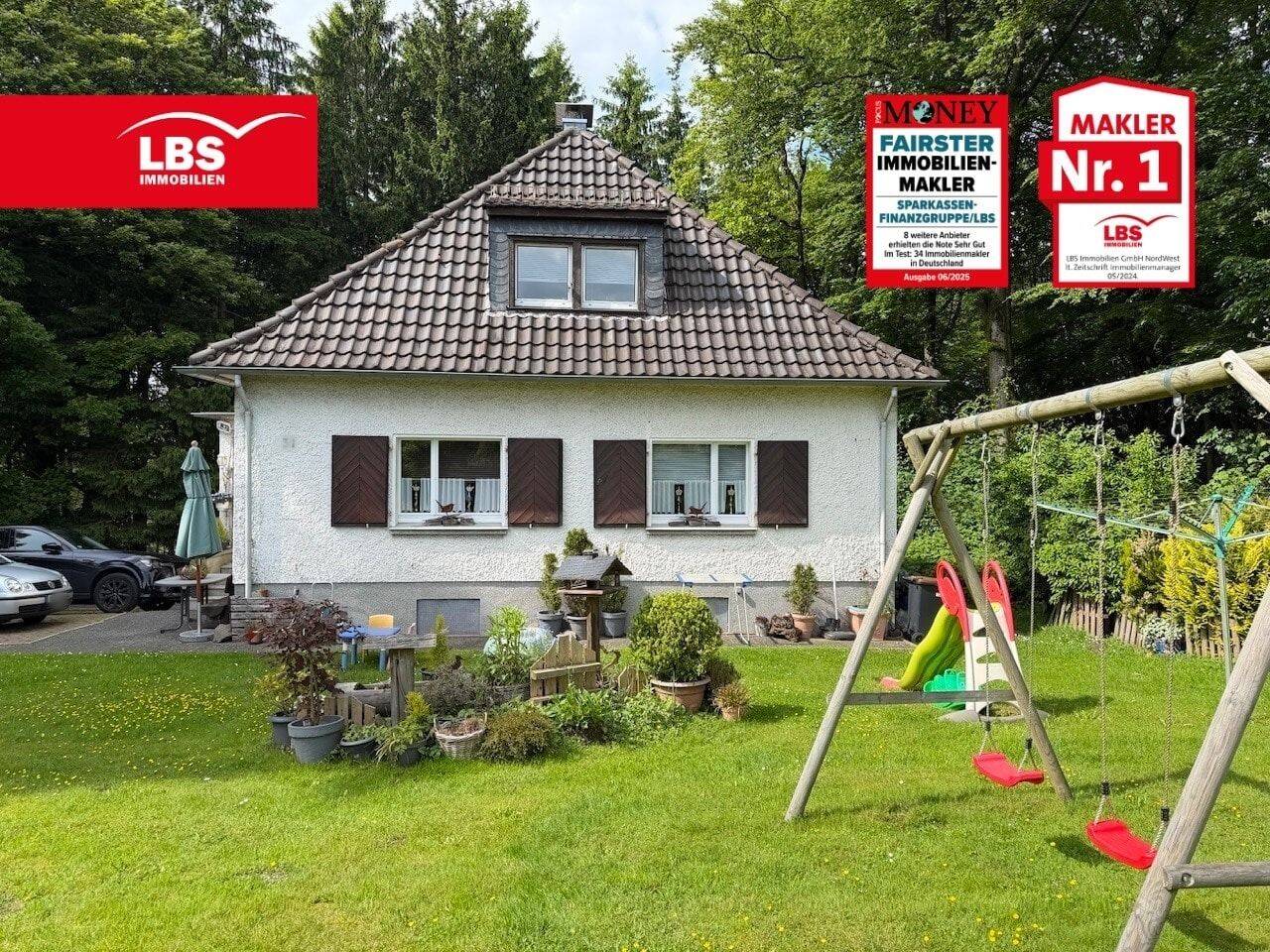 Wermelskirchen – Interessantes Einfamilienhaus in Alleinlage direkt am Wald, 42929 Wermelskirchen