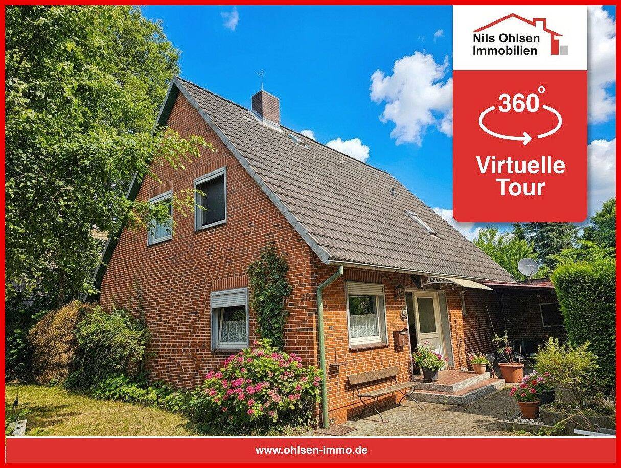 Freistehendes Einfamilienhaus im Grünen mit großzügigem Grundstück & Flusslauf, 25599 Wewelsfleth