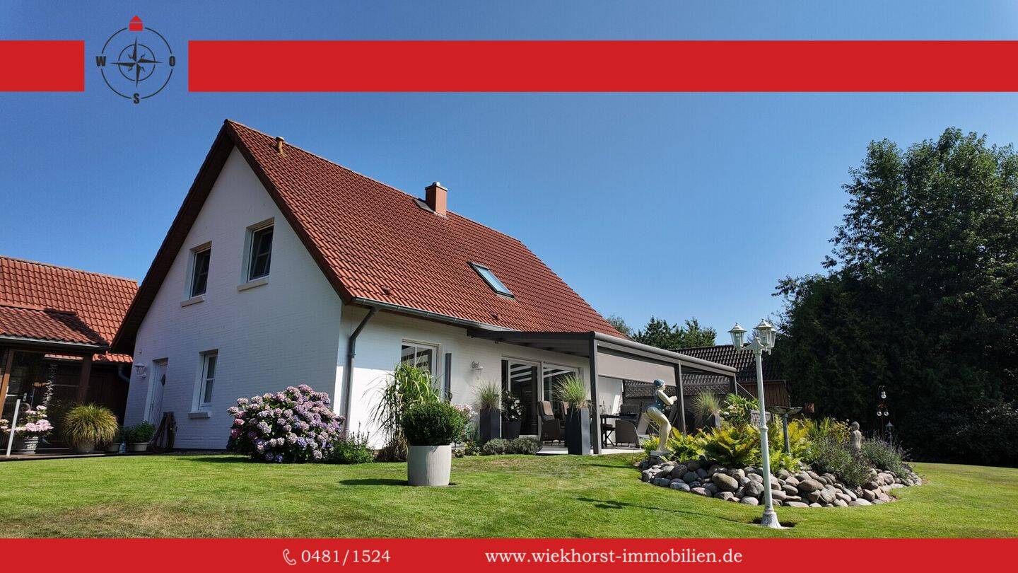 Exklusives Zuhause nahe Eider & Nordsee – Hochwertig ausgestattet mit atemberaubenden Gartenparadies, 25779 Hennstedt