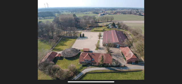 Wohnen mit Pferd! Einmalige Gelegenheit! 2 ZKB Erdgeschosswohnung mit Garten, 56 m² auf Reitanlage, 49584 Fürstenau