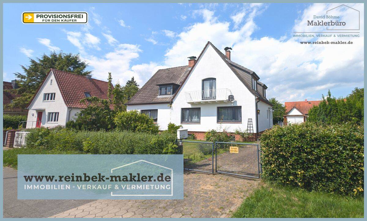 Doppelhaushälfte in Alt-Reinbek – 3/4 Zimmer, 103 m², Garten, Carport, Garage & Vollkeller, 21465 Reinbek