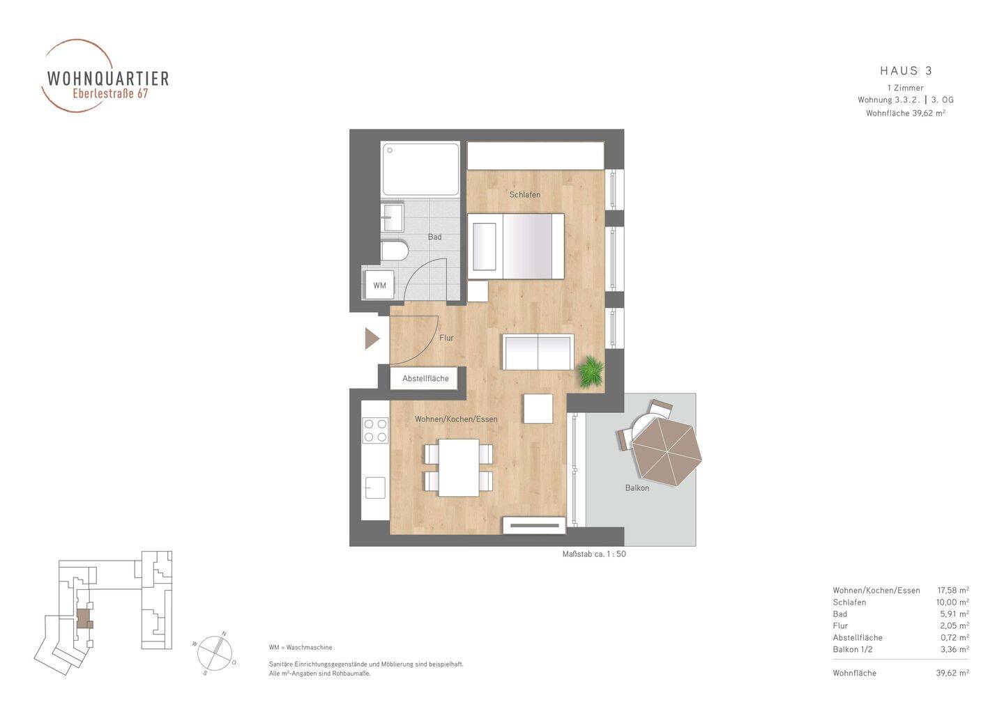 MODERNE SINGLE-DACHTERRASSEN-WOHNUNG IN AUGSBURG / PFERSEE, 86157 Augsburg (Kriegshaber Pfersee)