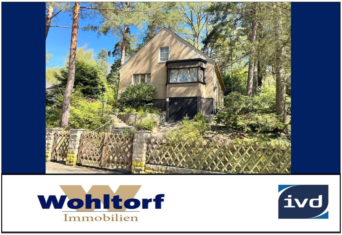 Frohnau – Charmanter Altbau in ruhiger Lage im Landhausstil mit Modernisierungsbedarf, 13465 Berlin (Reinickendorf Frohnau Mühlenbecker Land Hermsdorf)