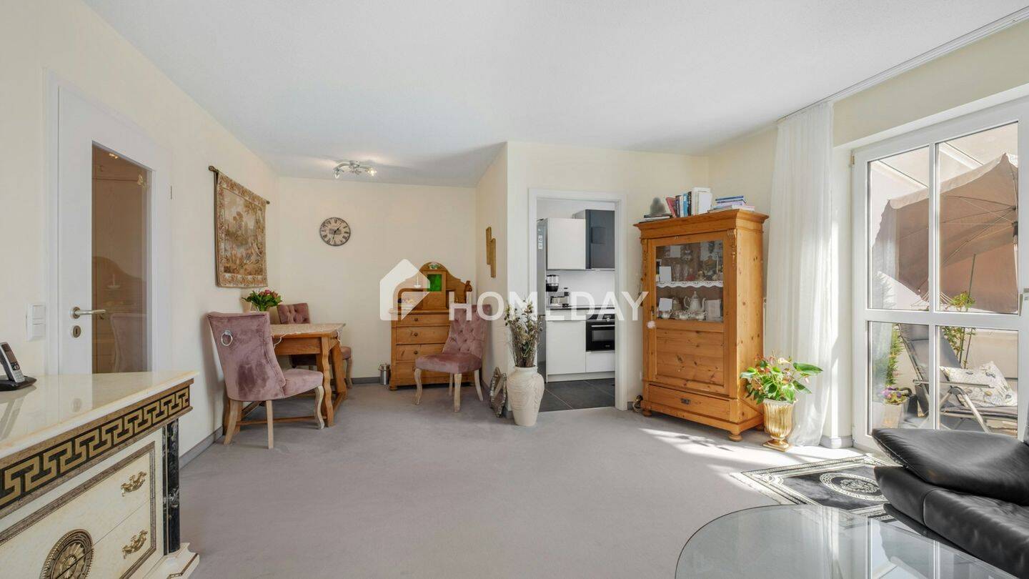 Lichtdurchflutete 3-Zimmer-Wohnung mit Balkon und Stellplatz in gepflegter Wohnanlage, 82211 Herrsching a. Ammersee