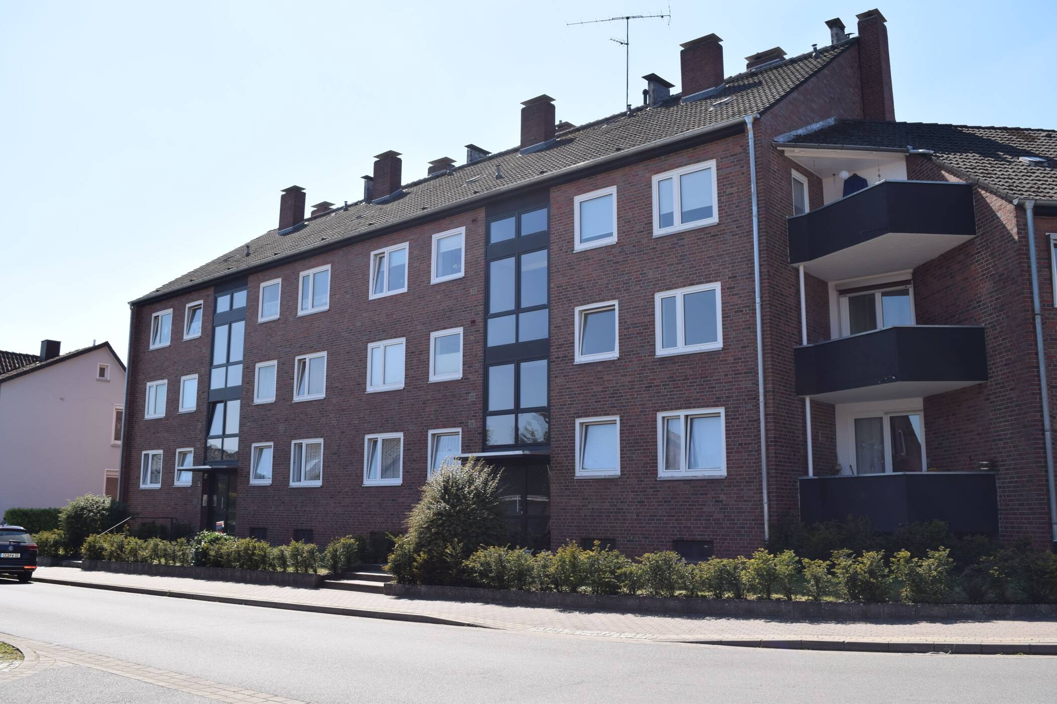 Moderne 3-Zimmer-Erdgeschosswohnung mit Holzdielen und Balkon, 29614 Soltau