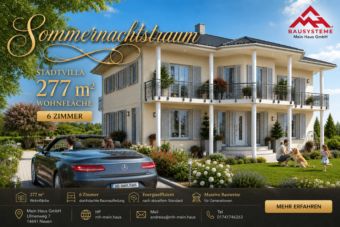 Stadtvilla 277m² fast ein kleines Schloss, 14641 Nauen
