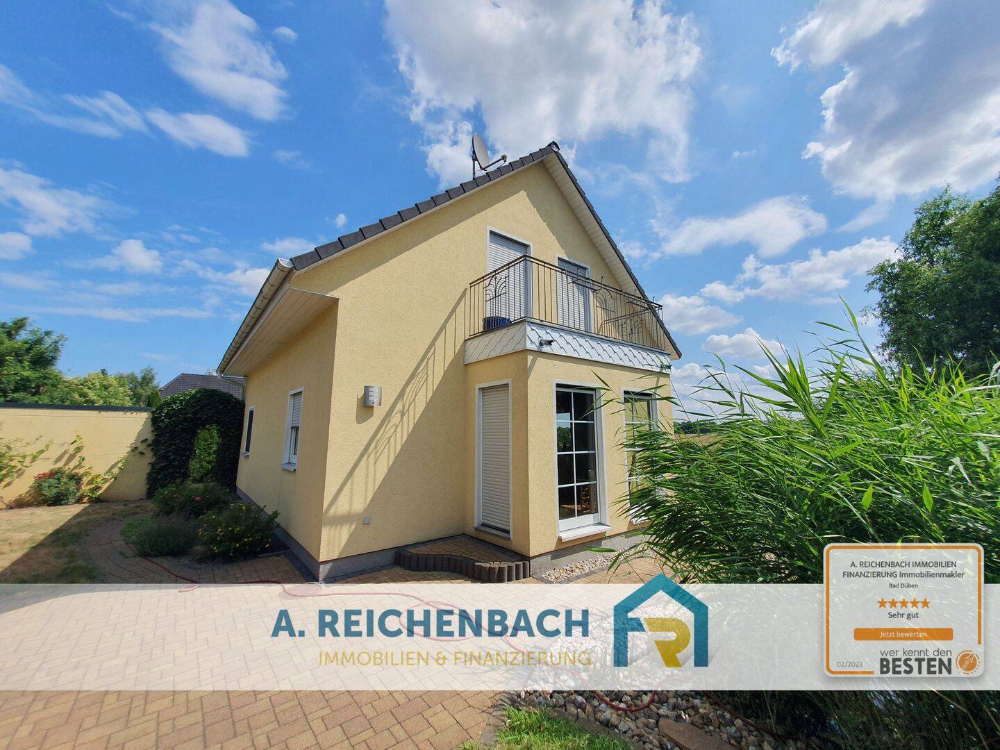 Einziehen und wohlfühlen – Bezugsfertiges Einfamilienhaus mit Terrasse, Balkon und Naturteich! Ab mtl. 1.081,17 EUR!, 4849 Bad Düben