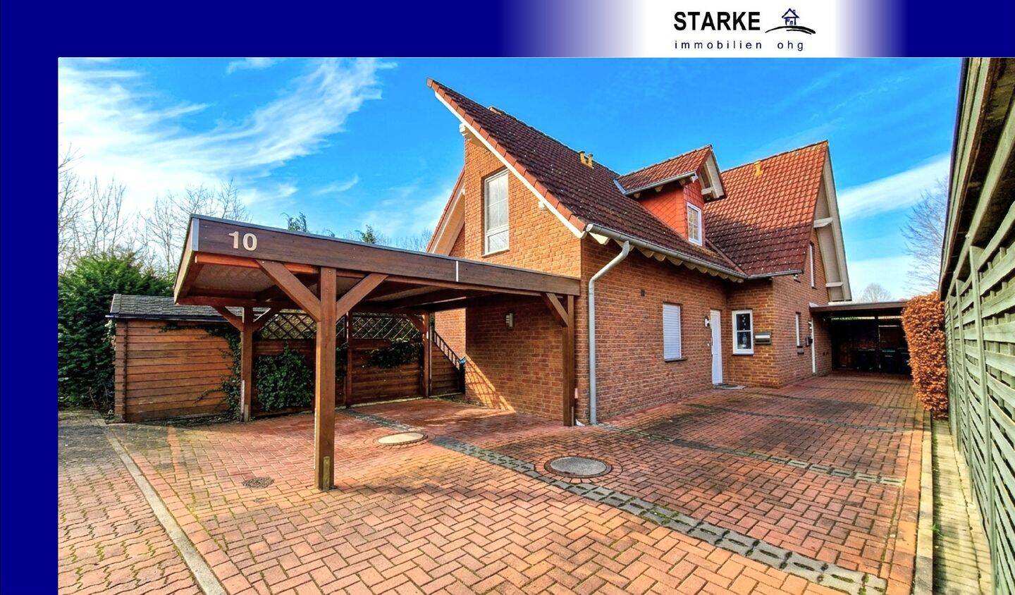 —VERKAUFT— Kleine Doppelhaushälfte in Löhne mit Terrasse und Carport, 32584 Löhne