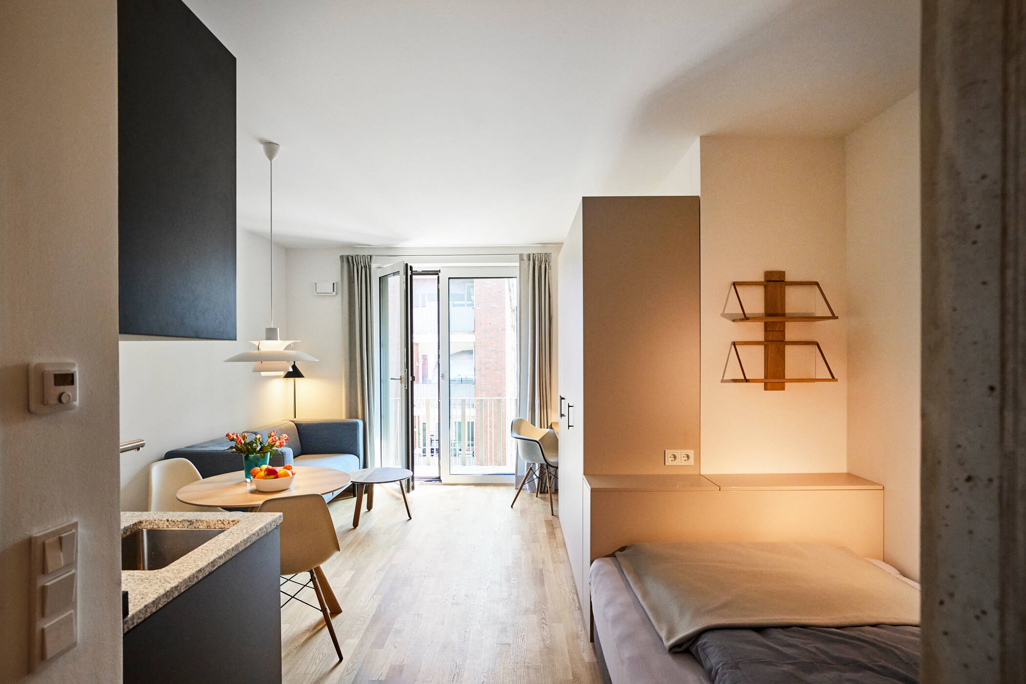 Stilvolle Einzimmerwohnung, sehr zentral gelegen, 20097 Hamburg (Mitte Hamm Hammerbrook Sankt Georg)