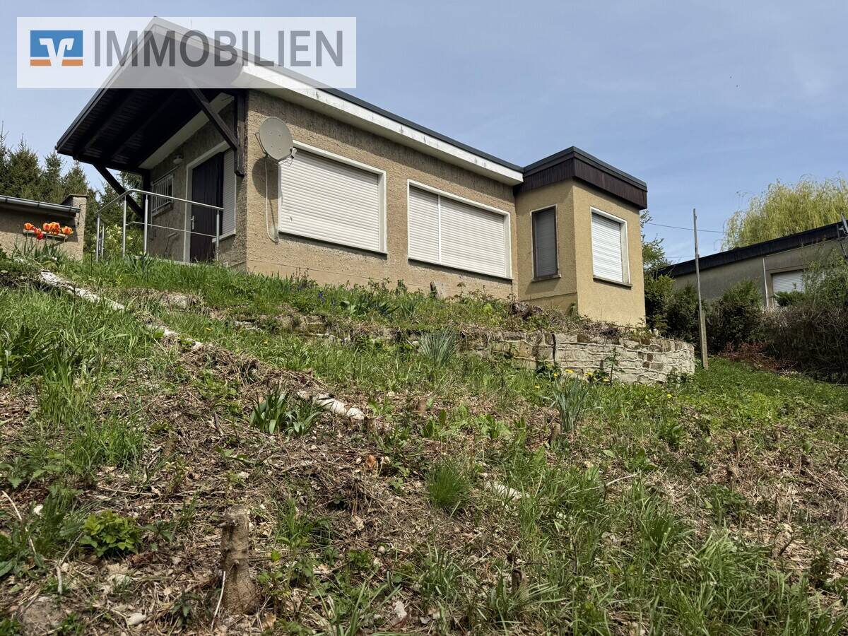 Neuer Preis! – Der Natur so nah! – Gartengrundstück mit Wochenendhaus am Rande des Mühltals, 7607 Eisenberg