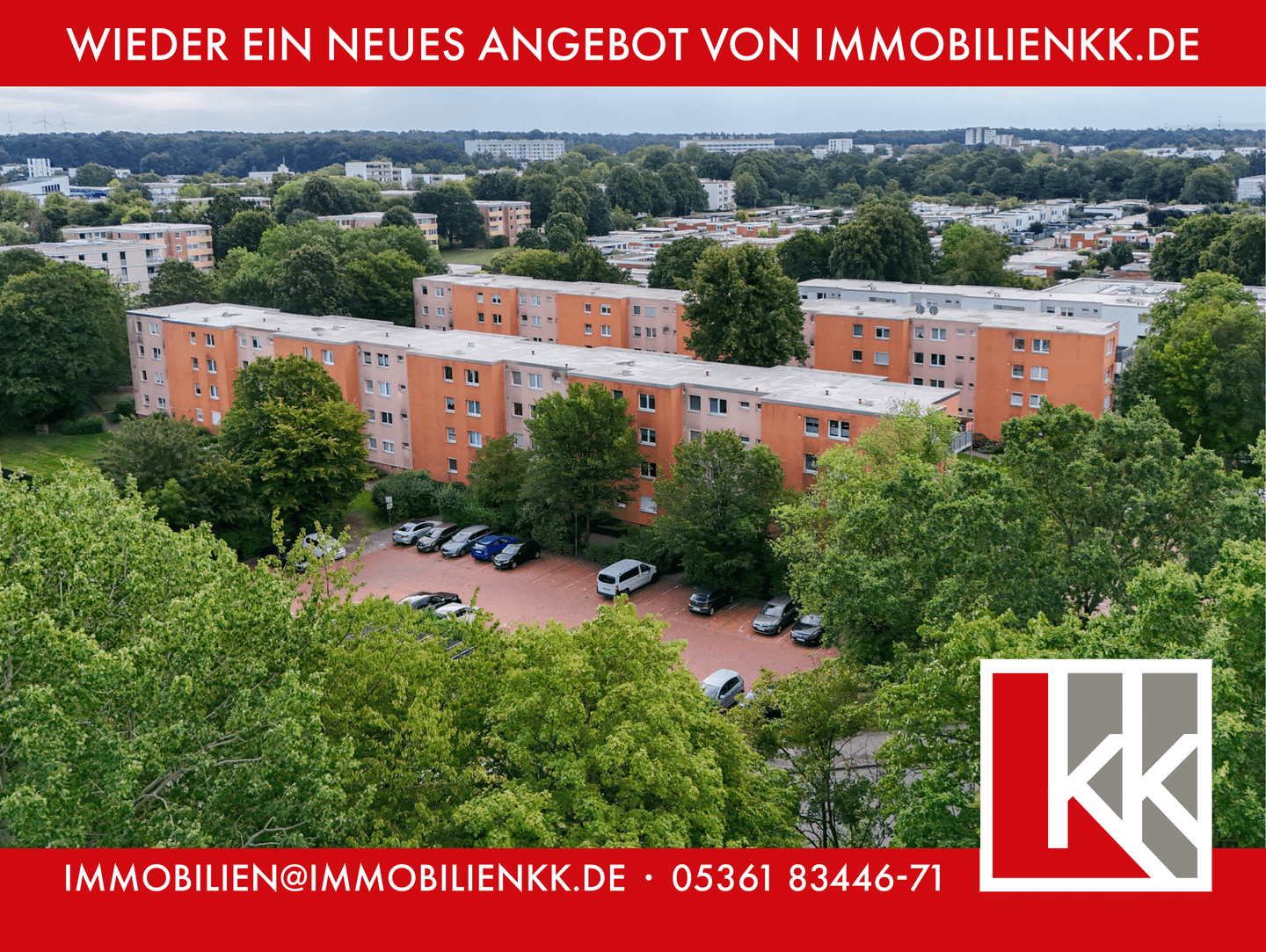 Wohnen mit Weitblick in Detmerode: Helle 3-Zimmer-Wohnung mit Südbalkon, 38444 Wolfsburg (Detmerode Hattorf Heiligendorf Rabenberg Westhagen)