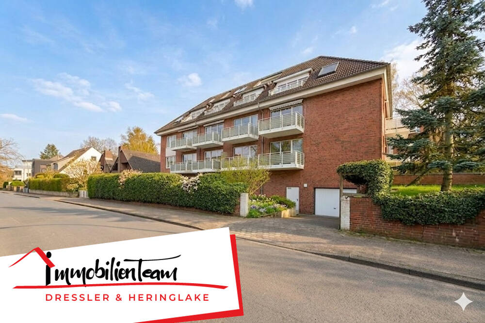 gemütliche 3 Zi. DG-Wohnung in Hamburg Rissen: 74 m² mit Südwest-Loggia & Garage in familiärer Lage, 22559 Hamburg (Altona Rissen)