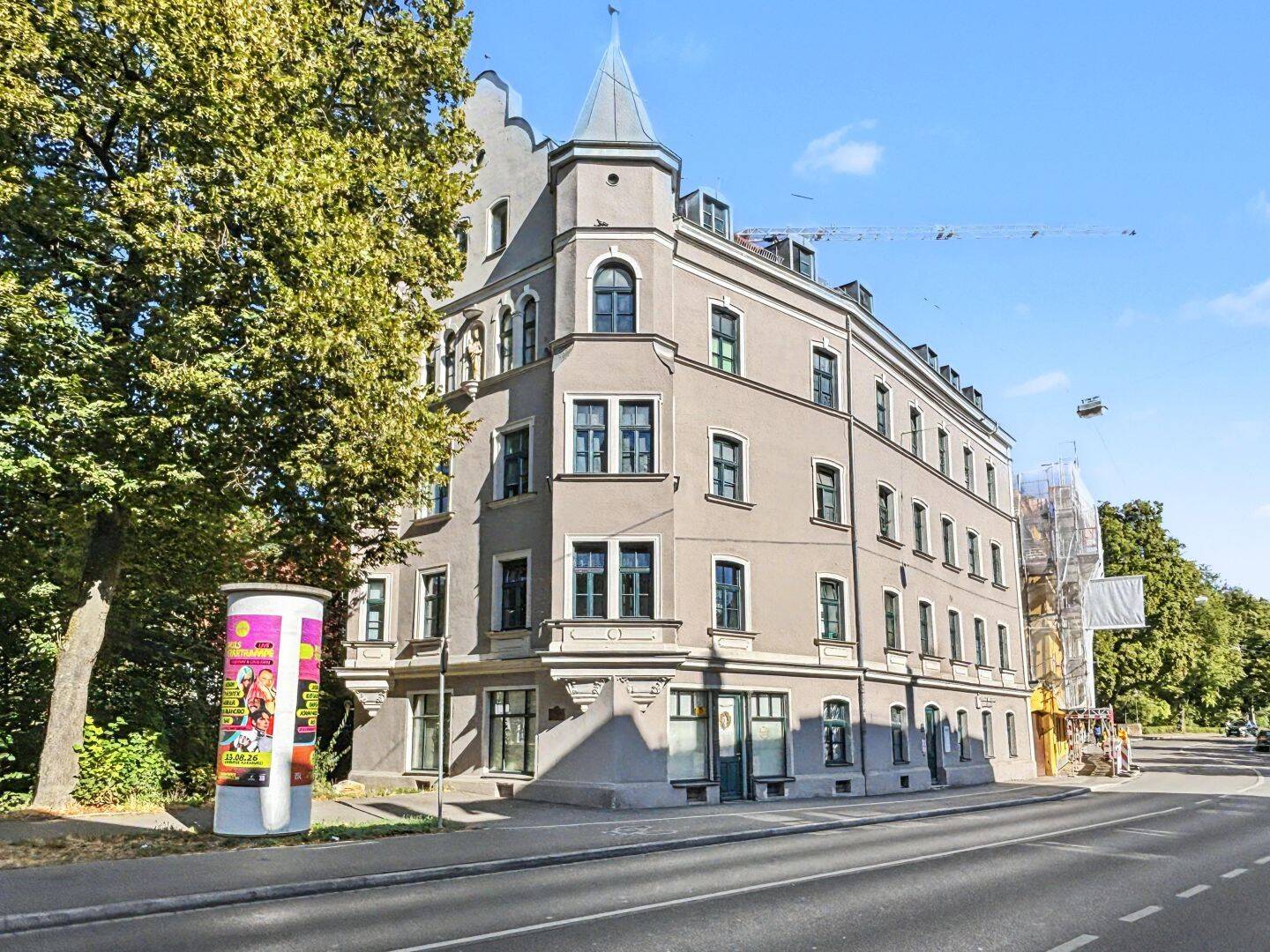 Denkmalgeschützt: Rarität im Herzen von Augsburg – 2,5-Zimmer-Dachterrassenwohnung, 86152 Augsburg (Innenstadt)