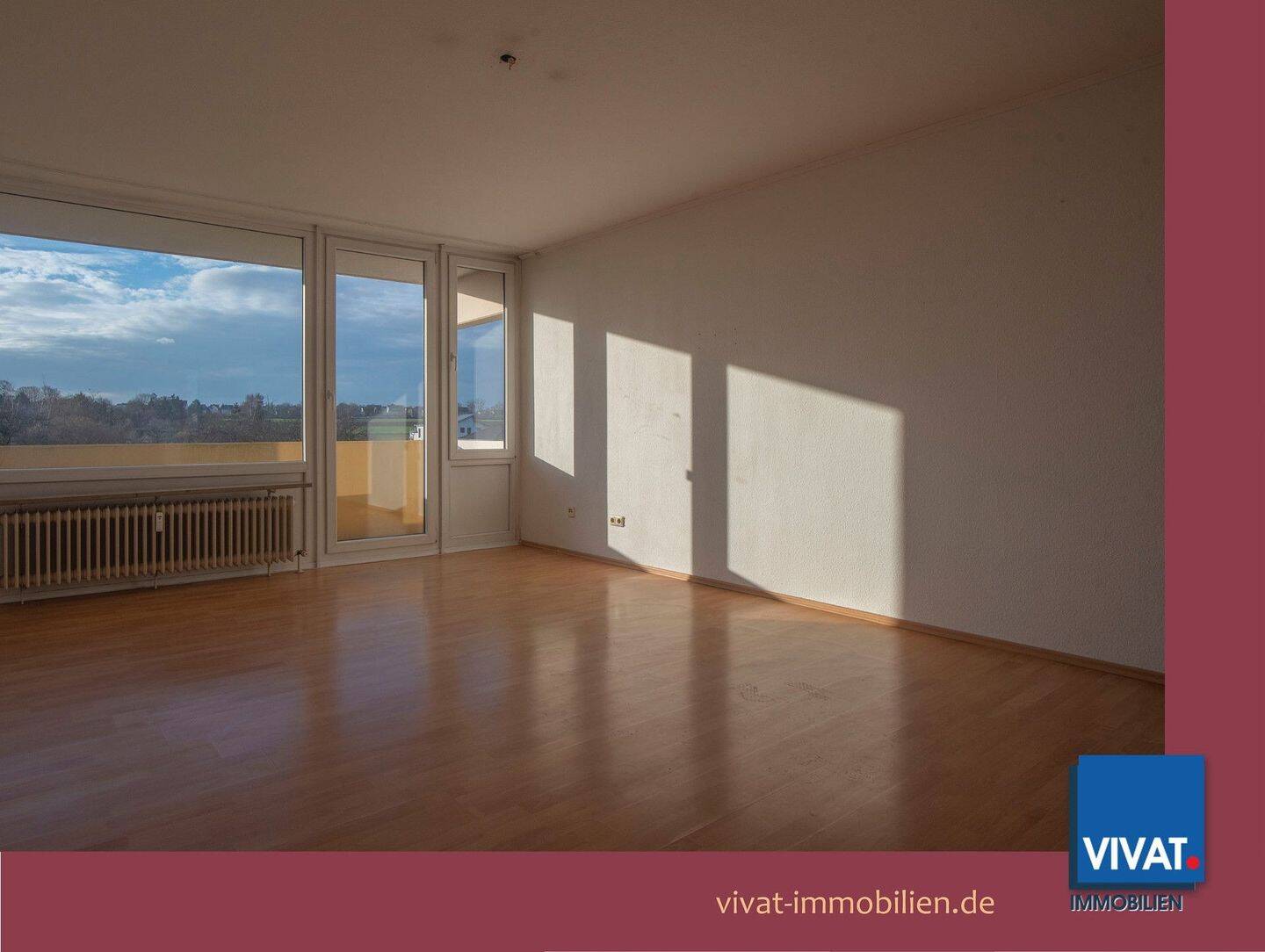 Käuferprovisionsfrei! 3-Zimmer-Wohnung mit zwei Balkonen und schöner Aussichtslage, 35440 Linden