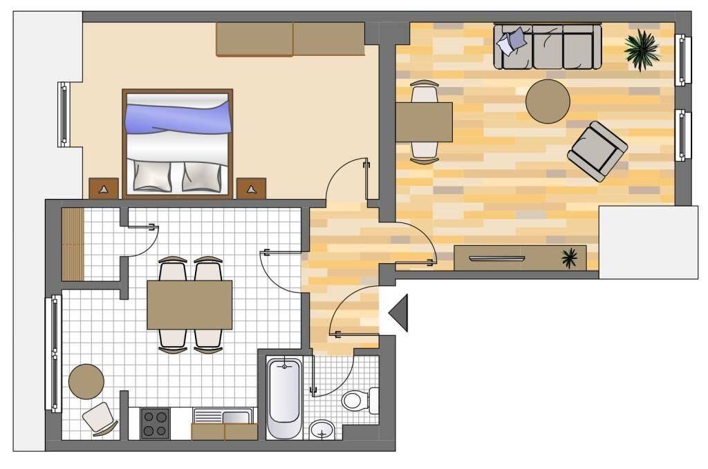 2-Zimmer-Wohnung in Herne Sodingen bezugsfertig, 44627 Herne (Börnig Gysenberg Herne-Mitte Holthausen Sodingen)