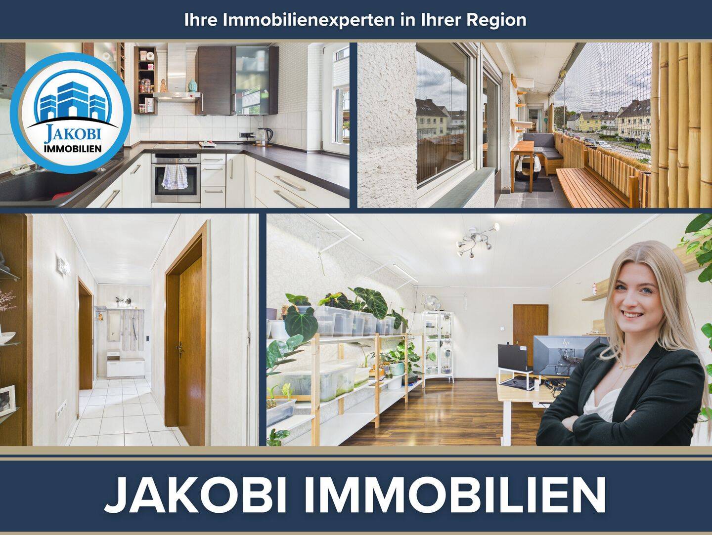 Gepflegte 2-Zimmer-Wohnung mit Balkon, Stellplatz & flexibler Nutzungsmöglichkeit in Brühl!, 50321 Brühl