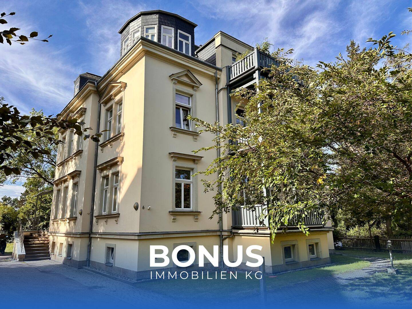 Altbaujuwel am Weißen Hirsch – großer Südbalkon, Stuck & Blick ins Grüne, 1324 Dresden (Bühlau/Weißer Hirsch Dresdener Heide Loschwitz/Wachwitz)
