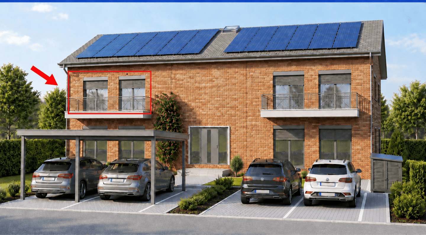 Erstbezug: Moderne 3-Zimmer-Neubauwohnung mit Balkon, Einbauküche, Carport, Wallbox u. PV-Anlage, 29456 Hitzacker (Elbe)