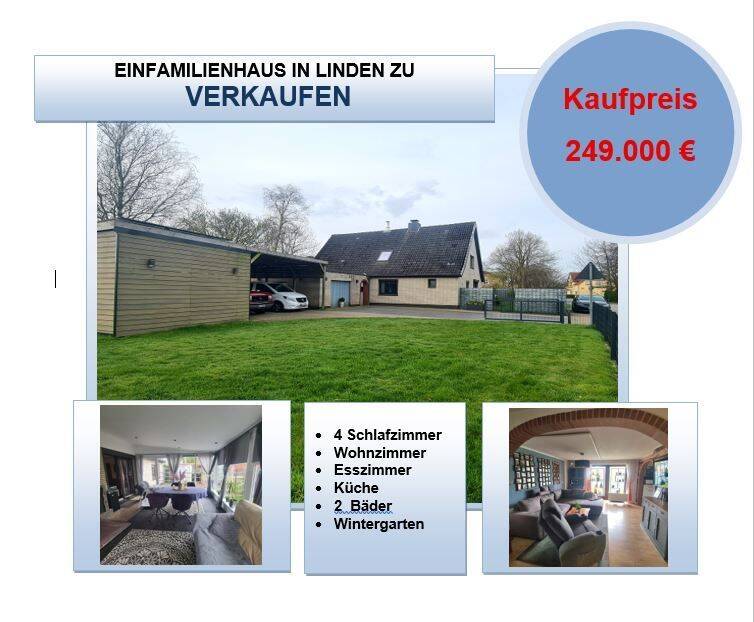 Einfamilienhaus in Linden zu verkaufen, 25791 Linden