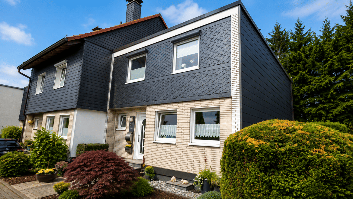 Reiheneckhaus mit großzügigem Garten in Remscheid-Lennep, 42897 Remscheid (Lennep)