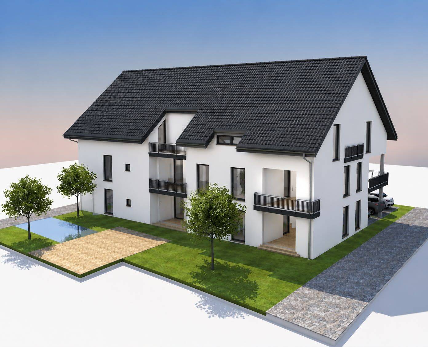 Neubauprojekt: Eigentumswohnungen KFW 40 mit QNG in der Südstadt, 33100 Paderborn