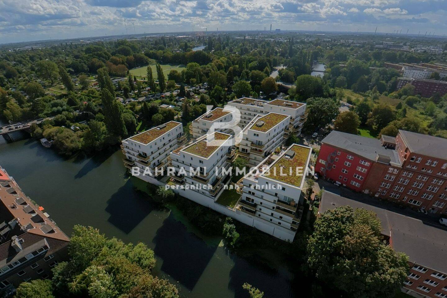Sonnenaufgang über den Hansaterrassen – Penthouse am Wasser, 20537 Hamburg (Mitte Borgfelde Hamm Hammerbrook)