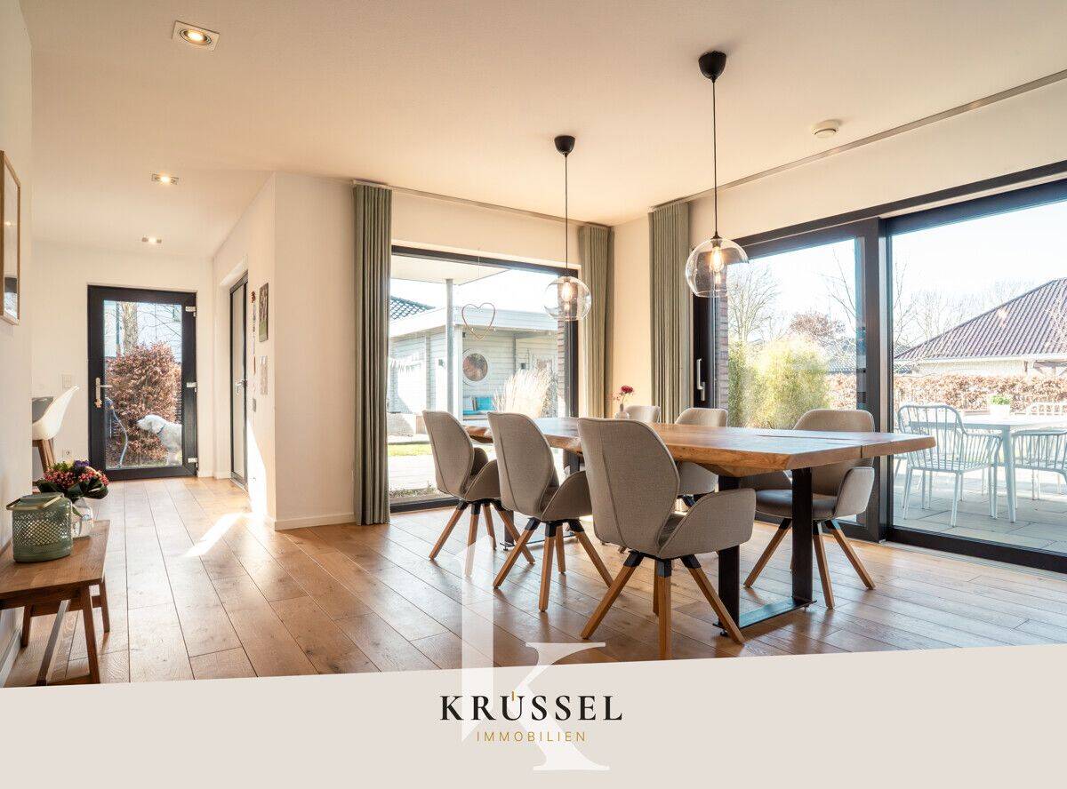 NEU: Modernes Architektenhaus mit PV-Anlage, Saunahaus und Doppelgarage auf 1.015 m² Grundstück, 48480 Spelle