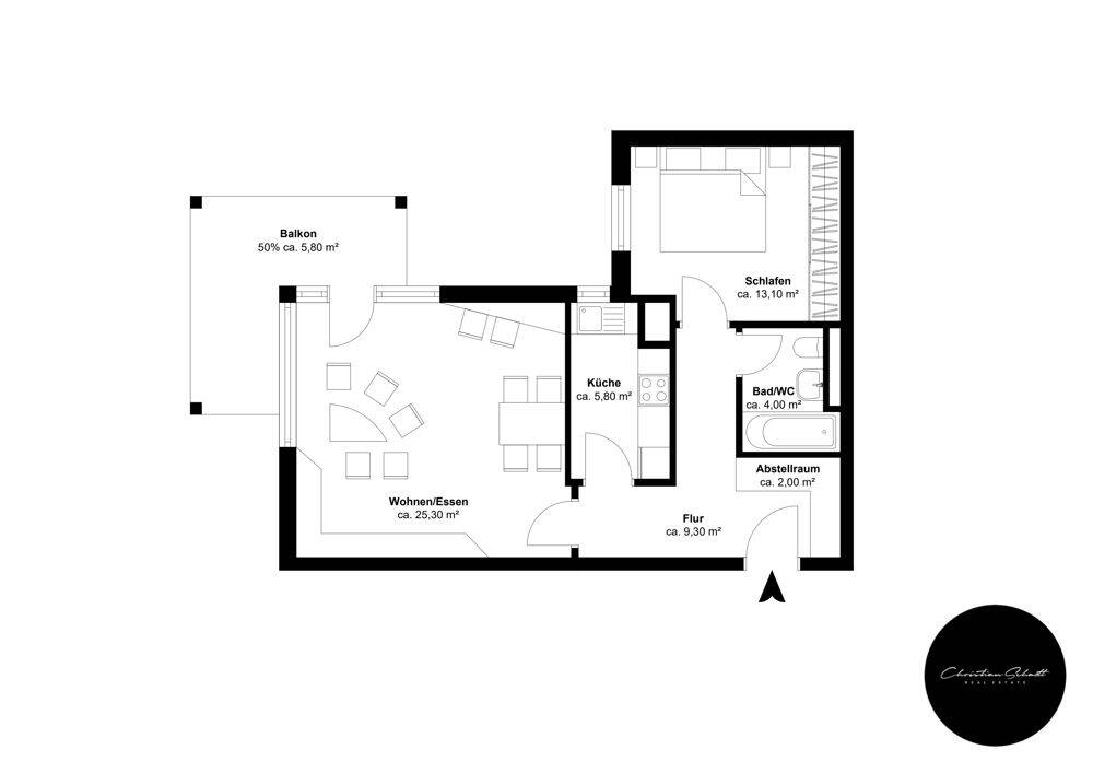 attraktive 2 Raum Wohnung mit Balkon +++TOP+++ Wohnpark Markkleeberg, 4416 Markkleeberg