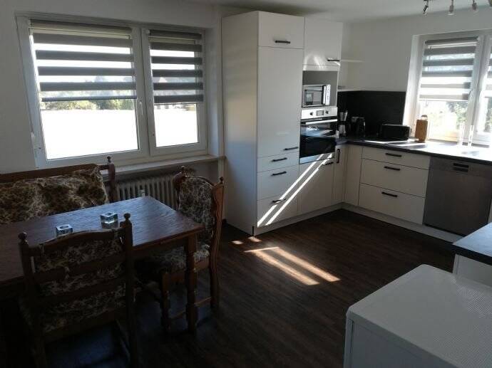 Vollmöblierte Wohnung f. Monteure+Arbeiter  WHG ca.130m² max.8Personen SEHR LÄNDLICH Nähe Herrieden, 91567 Herrieden