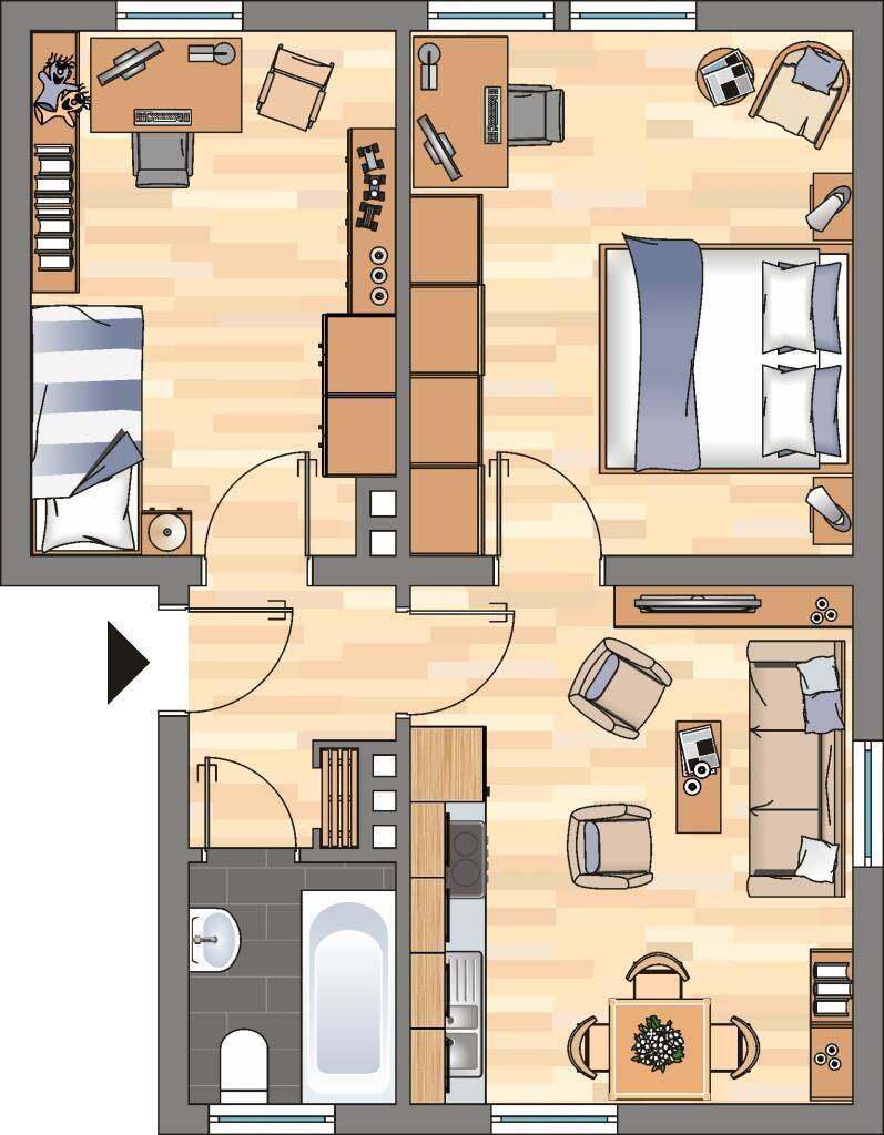 Demnächst frei! 2-Zimmer-Wohnung in Weißenthurm, 56575 Weißenthurm
