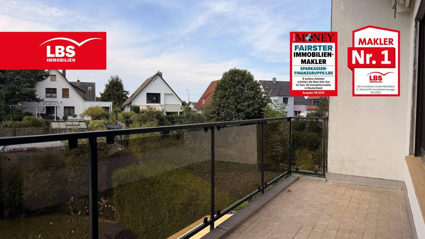 Helle 2-Zimmerwohnung mit Südbalkon, 44267 Dortmund (Benninghofen Benninghofen-Loh Berghofen Holzen Höchsten)