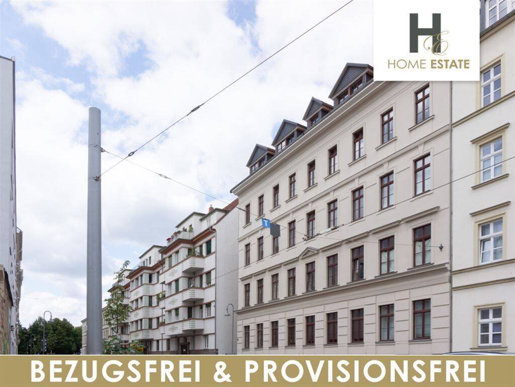 Hochparterre – Charme: Helle Wohnung mit Balkon – Bezugsfrei & Provisionsfrei