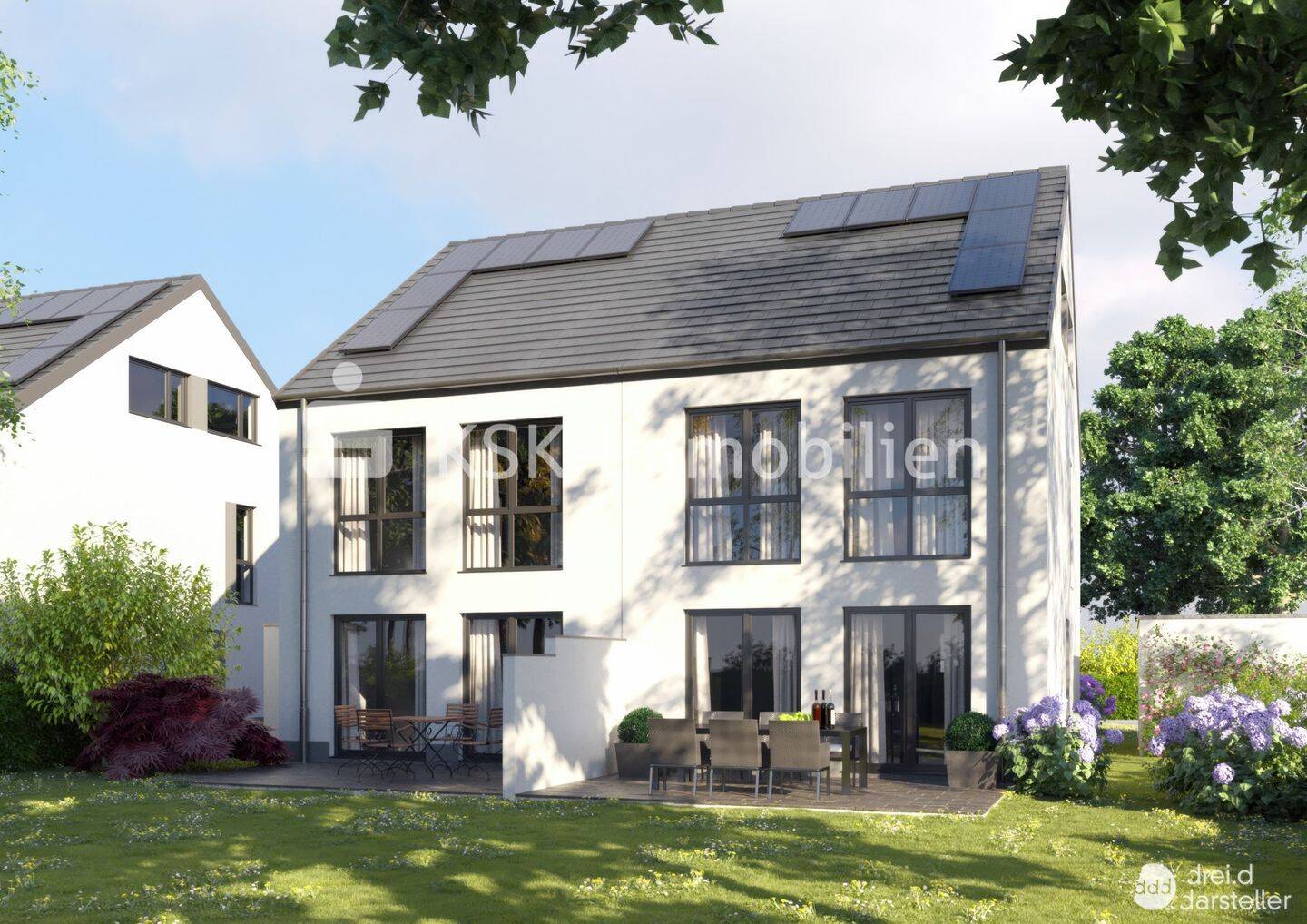 Mertener Mühle – Unser Wohnglück! Neubau unterkellerte Doppelhaushälfte im KFW 55 Standard., 53332 Bornheim