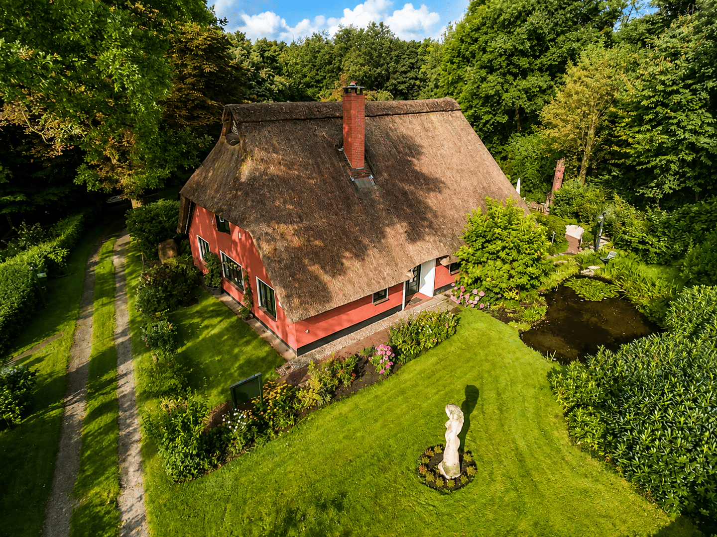 Historisches Reetdachanwesen auf parkähnlichem Naturgrundstück mit drei Naturteichen, 27711 Osterholz-Scharmbeck